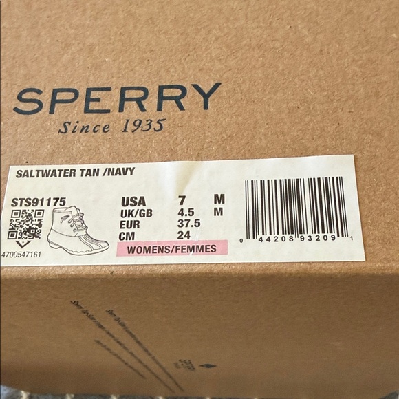 Sperry Dark Brown and Black Winter Boots NWT - Picture 5 of 5